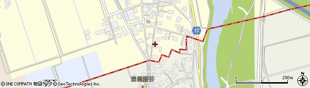 新潟県新潟市秋葉区安部新周辺の地図