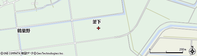福島県相馬市柏崎（釜下）周辺の地図
