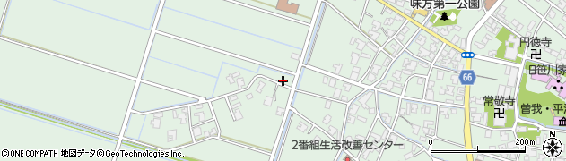 新潟県新潟市南区味方1508周辺の地図