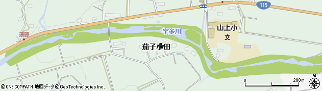 福島県相馬市山上茄子小田周辺の地図