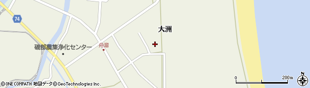 福島県相馬市磯部大洲周辺の地図