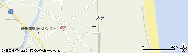 福島県相馬市磯部（大洲）周辺の地図