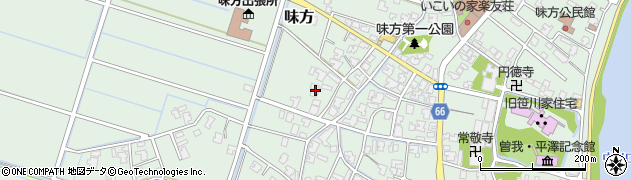新潟県新潟市南区味方306周辺の地図