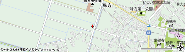 新潟県新潟市南区味方1511周辺の地図