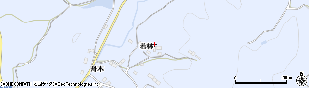 福島県伊達市保原町富沢（若林）周辺の地図