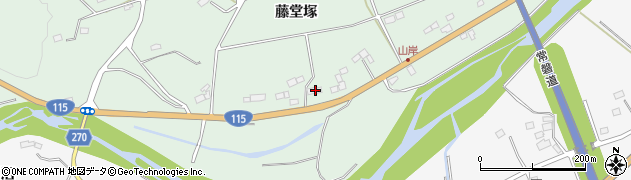 福島県相馬市山上（金谷内）周辺の地図
