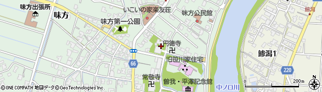 新潟県新潟市南区味方2573周辺の地図