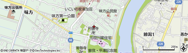 新潟県新潟市南区味方647周辺の地図