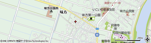 新潟県新潟市南区味方368周辺の地図