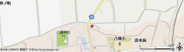 福島県相馬市坪田（北向）周辺の地図