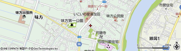 新潟県新潟市南区味方638周辺の地図