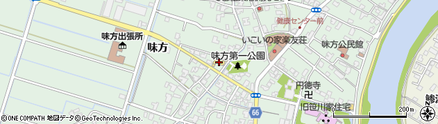 新潟県新潟市南区味方402周辺の地図