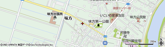 新潟県新潟市南区味方375周辺の地図