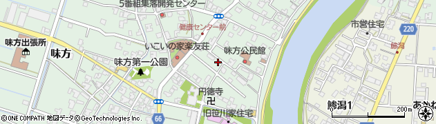 新潟県新潟市南区味方672周辺の地図