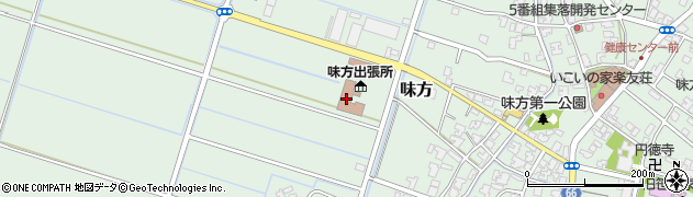 新潟県新潟市南区味方1544周辺の地図