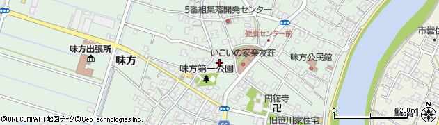 新潟県新潟市南区味方621周辺の地図