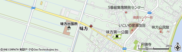新潟県新潟市南区味方387周辺の地図