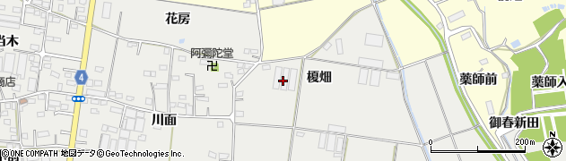 福島県福島市岡部（榎畑）周辺の地図