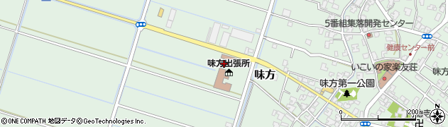 新潟県新潟市南区味方1570周辺の地図