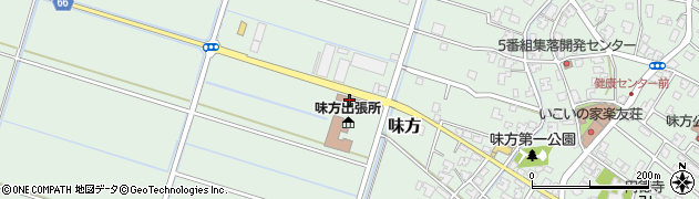 新潟県新潟市南区味方1571周辺の地図