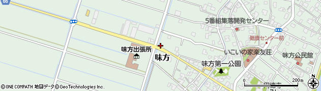 新潟県新潟市南区味方383周辺の地図