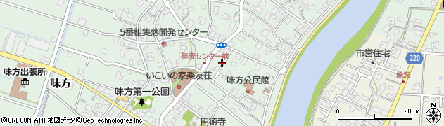 新潟県新潟市南区味方680-1周辺の地図