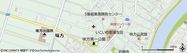新潟県新潟市南区味方413周辺の地図