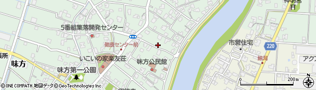 新潟県新潟市南区味方717周辺の地図