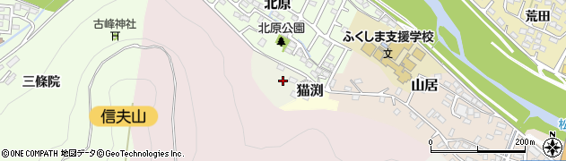 福島県福島市立石周辺の地図
