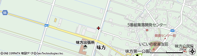 新潟県新潟市南区味方1660周辺の地図