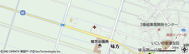 新潟県新潟市南区味方1582周辺の地図