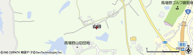 福島県相馬市馬場野（山田）周辺の地図