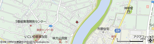 新潟県新潟市南区味方764周辺の地図