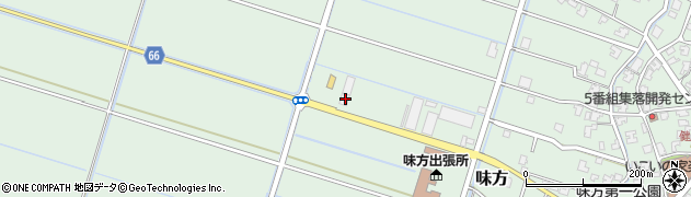 新潟県新潟市南区味方1589周辺の地図