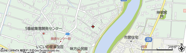 新潟県新潟市南区味方2907-2周辺の地図