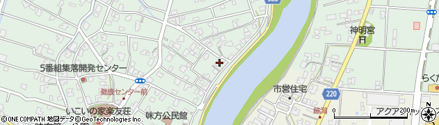 新潟県新潟市南区味方767周辺の地図