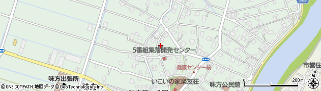 新潟県新潟市南区味方598周辺の地図