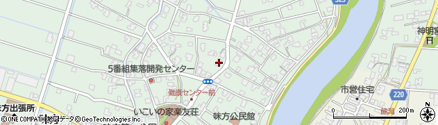 新潟県新潟市南区味方571周辺の地図