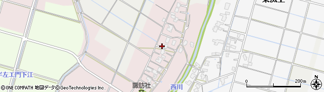 新潟県新潟市西蒲区羽田周辺の地図