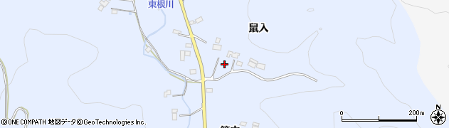 福島県伊達市保原町富沢（鼠入）周辺の地図