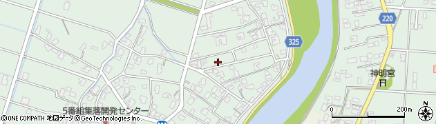 新潟県新潟市南区味方818周辺の地図