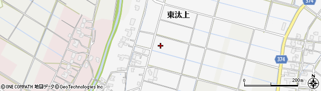 新潟県新潟市西蒲区東汰上周辺の地図