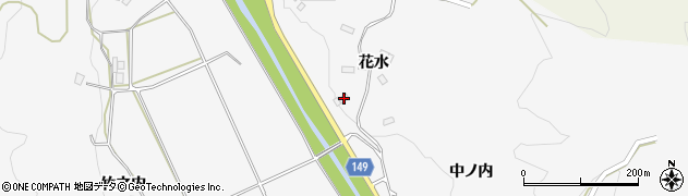 福島県伊達市霊山町山戸田花水27周辺の地図