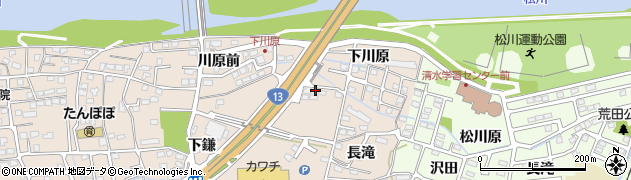 福島県福島市泉下川原7周辺の地図