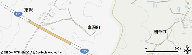 福島県伊達市保原町柱田東沢山周辺の地図