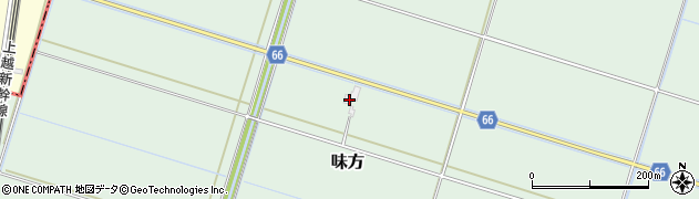 新潟県新潟市南区味方3116周辺の地図