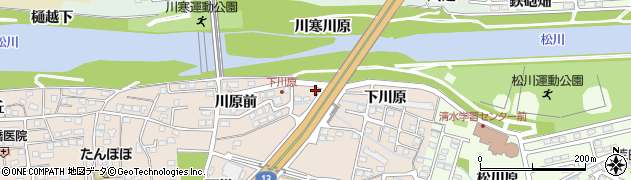 福島県福島市泉下川原15周辺の地図