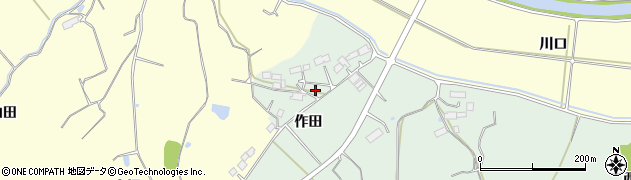 福島県相馬市柏崎（作田）周辺の地図