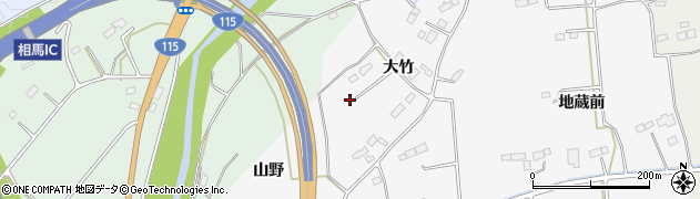 福島県相馬市今田大竹105周辺の地図