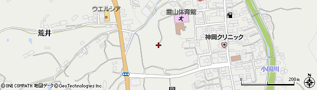 福島県伊達市霊山町掛田周辺の地図